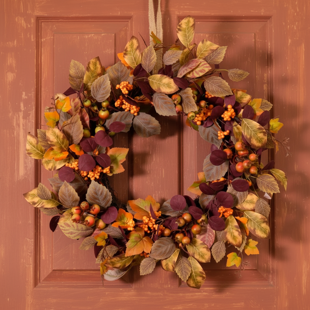 Premium Autumn Thicket Wreath