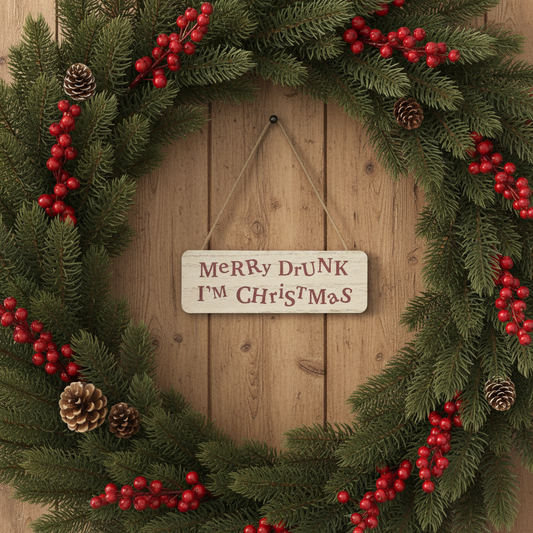 Merry Drunk... Wooden Sign