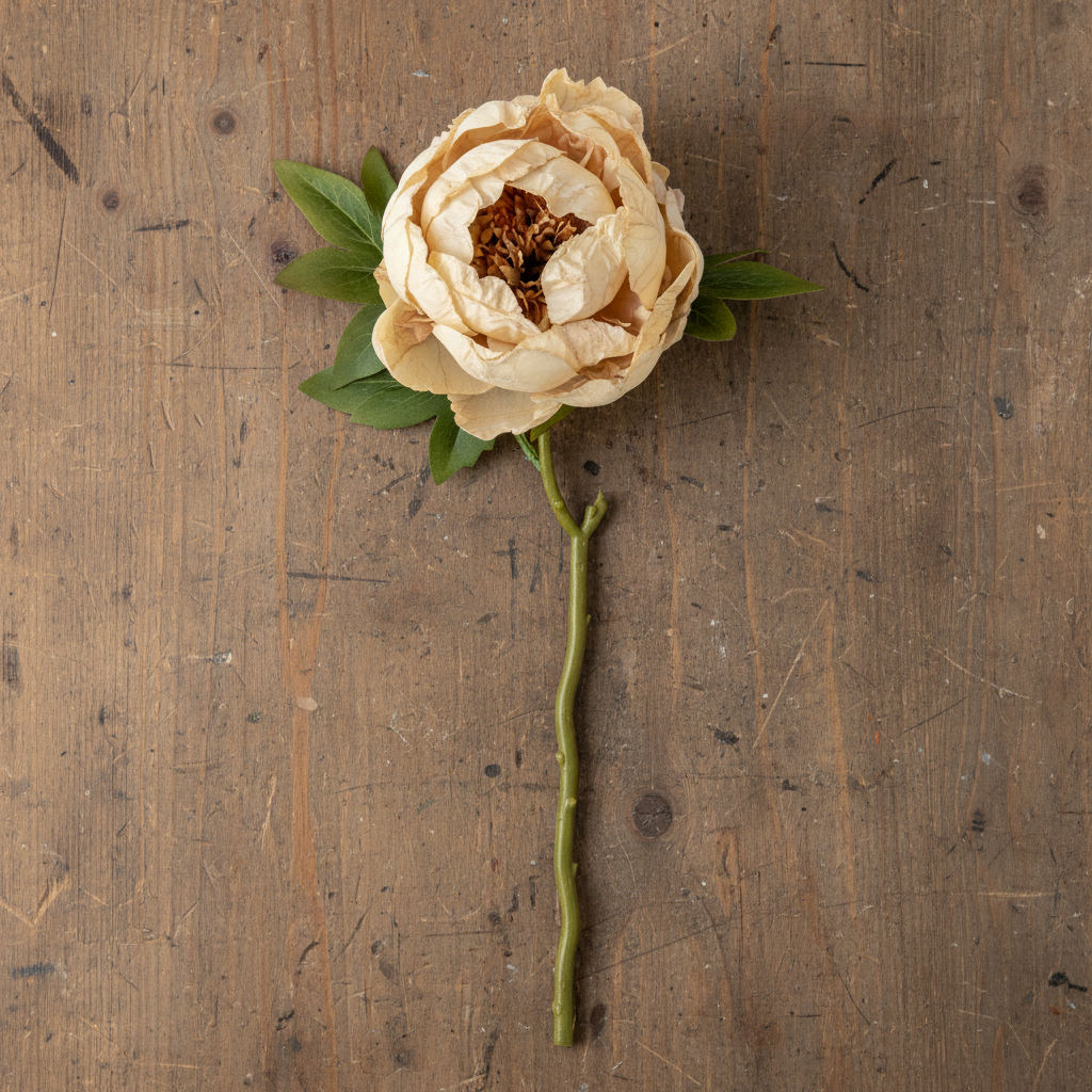 Dried Touch Closed Peonies