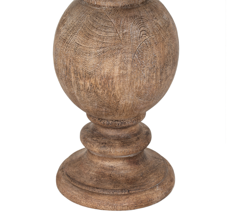 Clarion Table Lamp with Edged Linen Shade