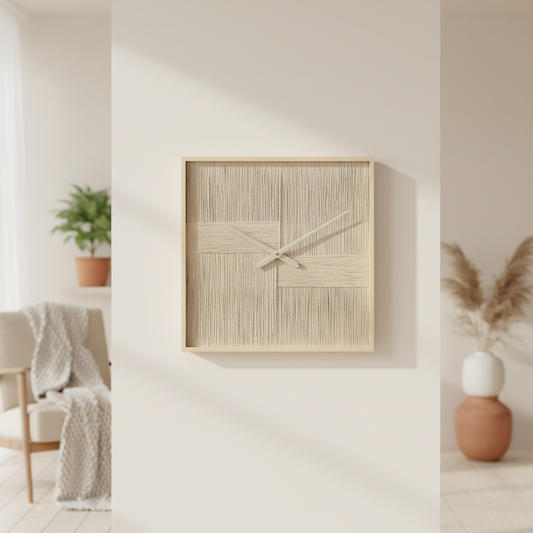 Woven Thread Wall Clock - 60cm