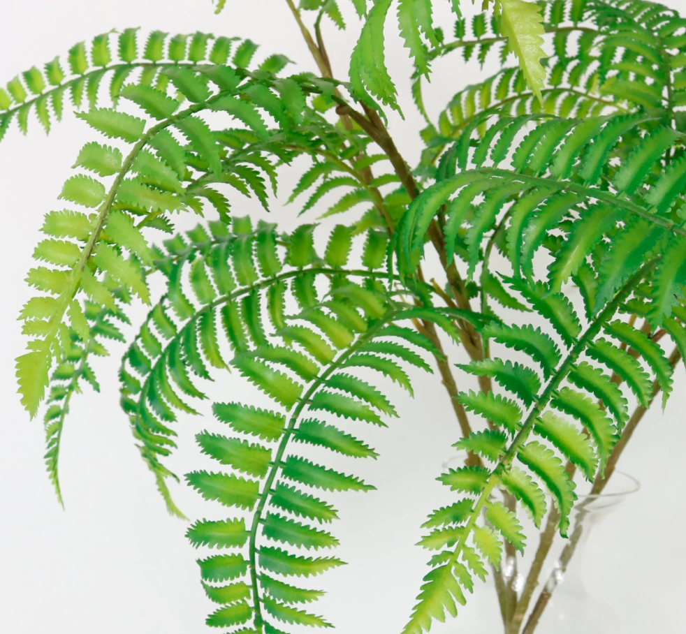 Artificial Ostrich Fern Spray