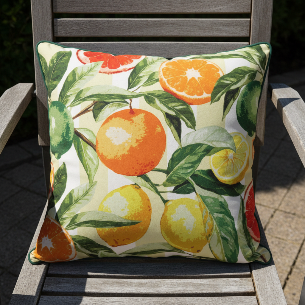 Citrus Zest Seat Cushion 45cm