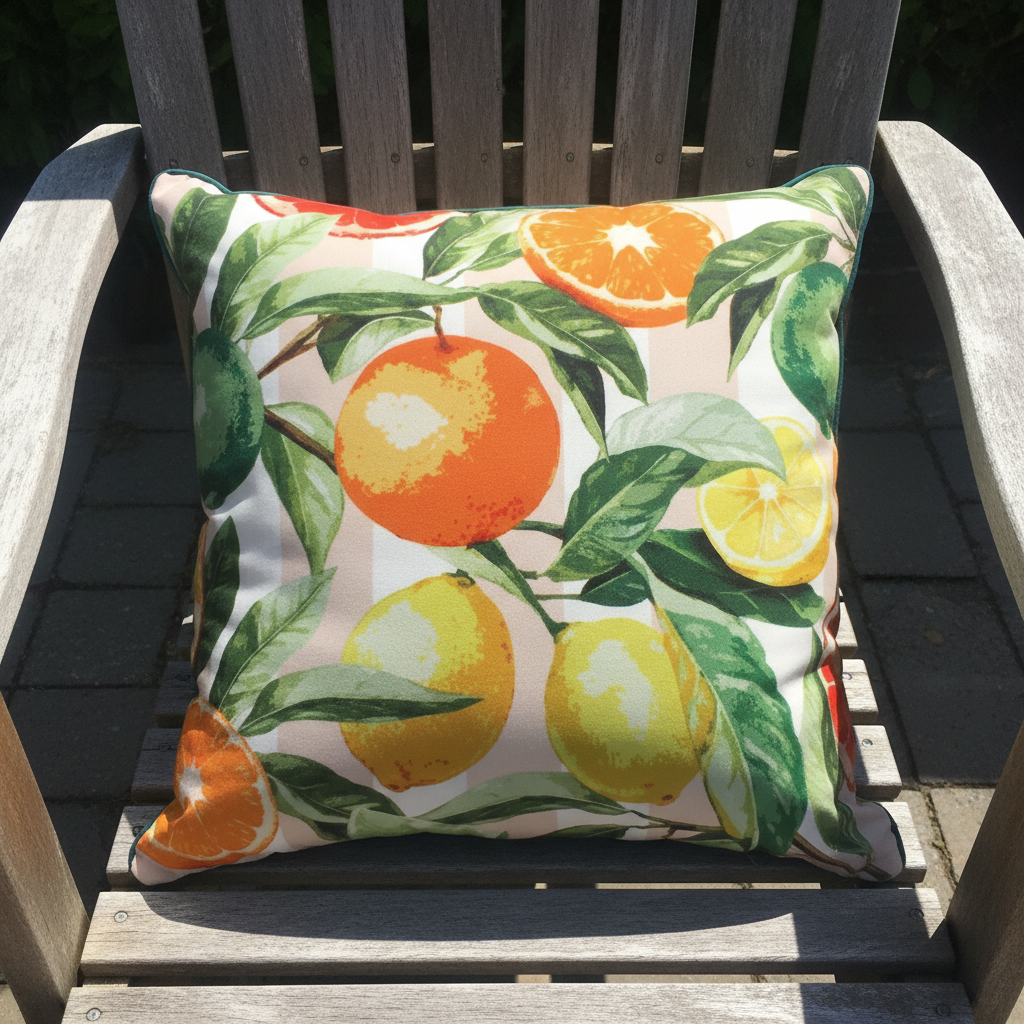 Citrus Zest Seat Cushion 45cm