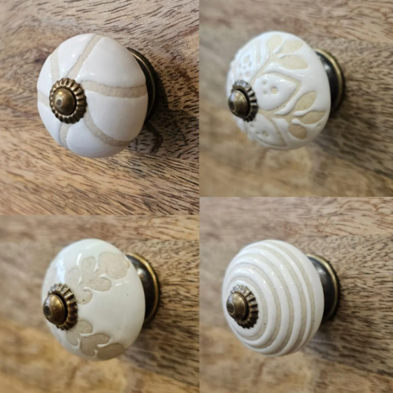 Neutral/Cream Drawer Knobs