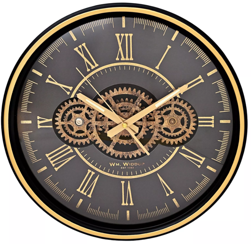 Widdop & Sons Moving Cog Clock - 35cm