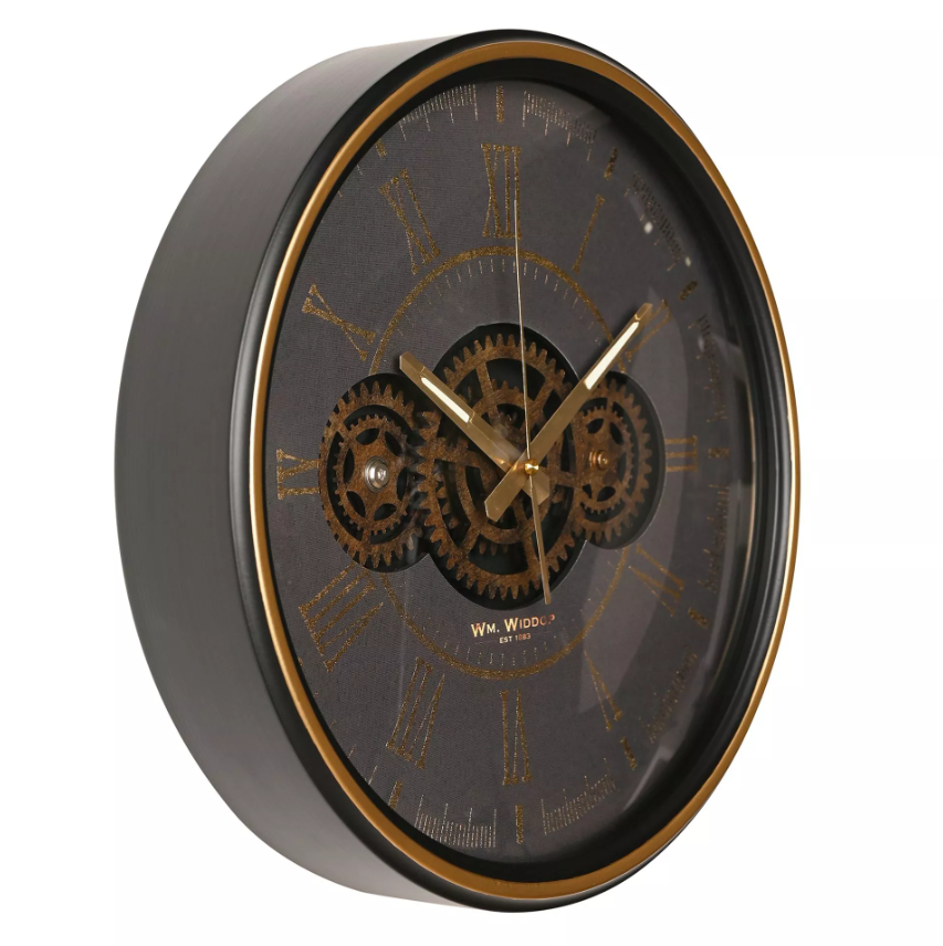 Widdop & Sons Moving Cog Clock - 35cm