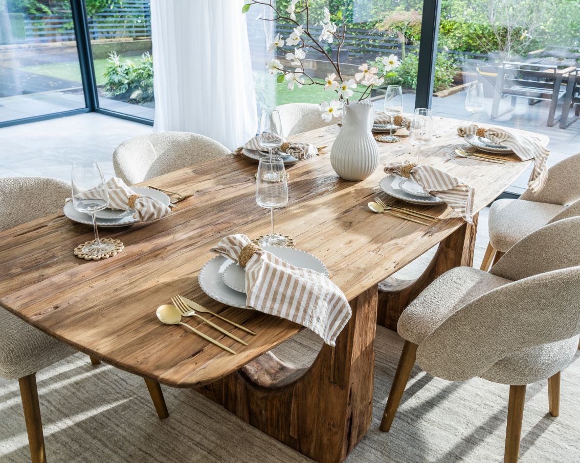 Mammoth Teak 230cm Dining Table