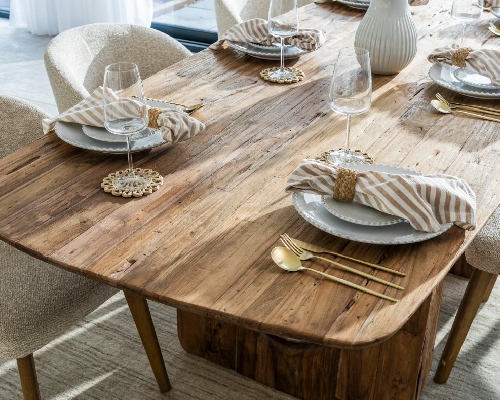 Mammoth Teak 230cm Dining Table