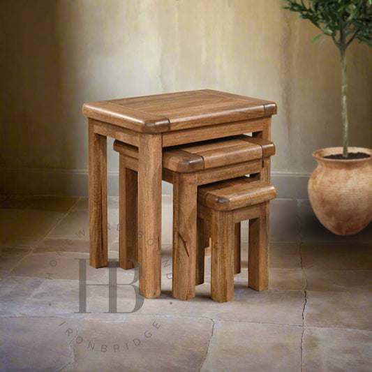 Farmhouse Mango Nest of Tables