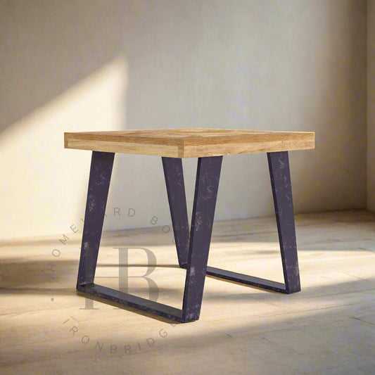 Herringbone Side Table