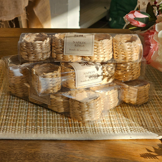 Weave Napkin Rings - Set of Four