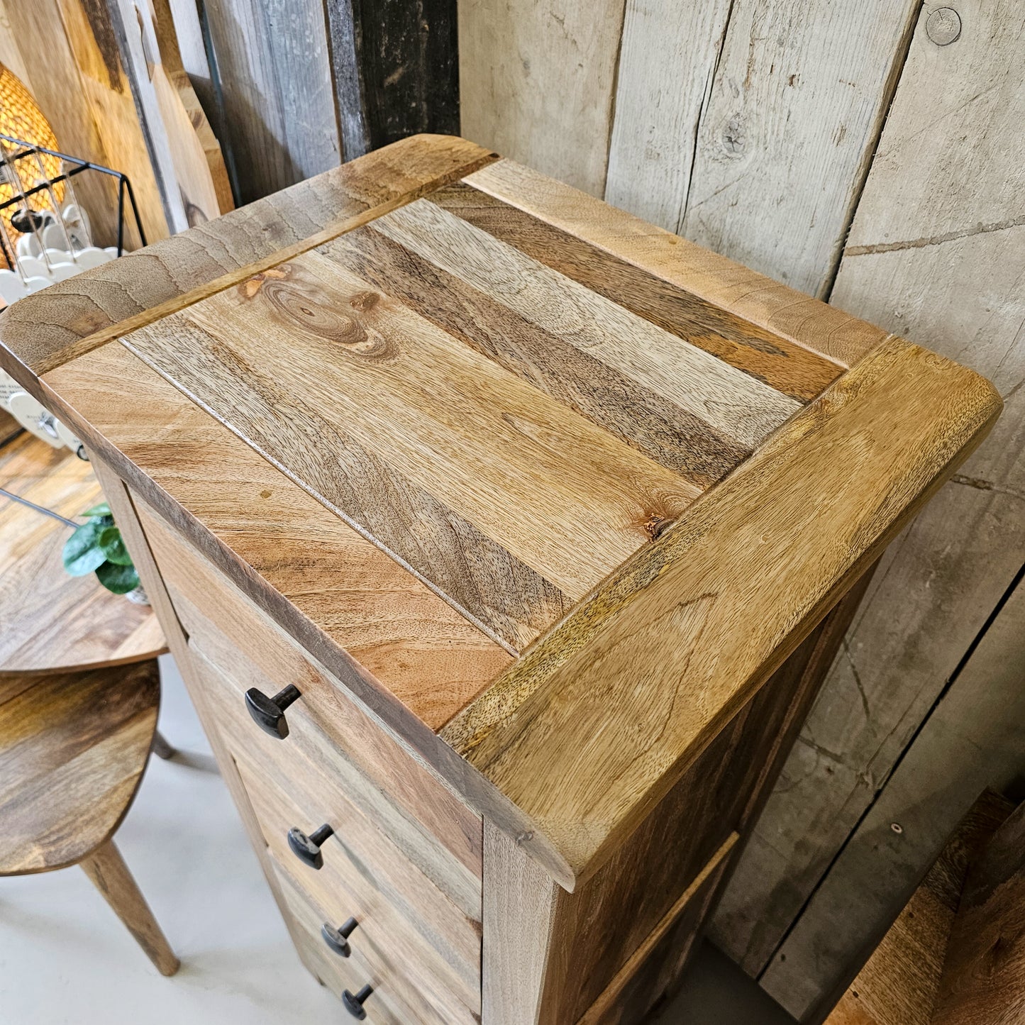 Foxglove Mango 5 Drawer Tall Boy