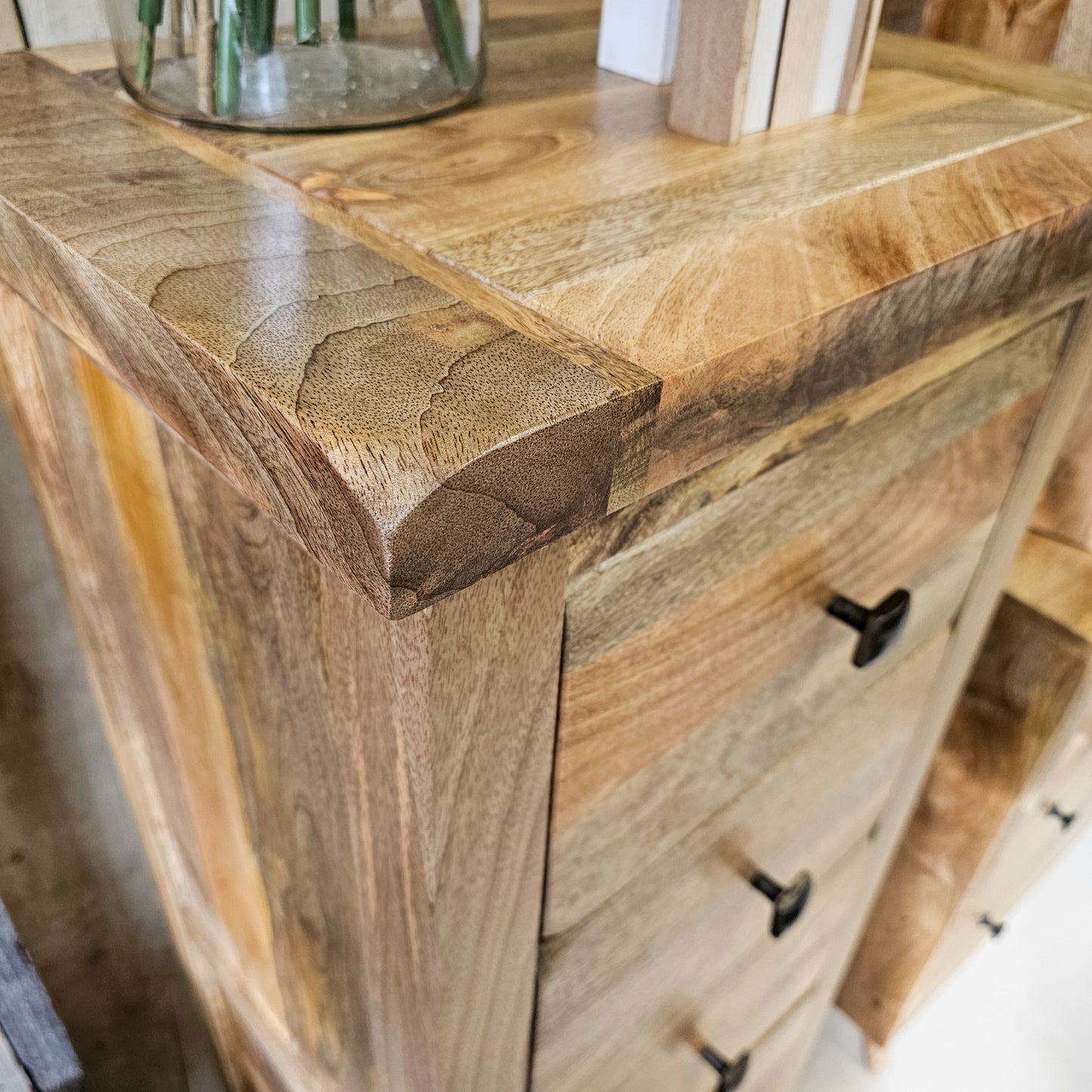 Foxglove Mango 5 Drawer Tall Boy