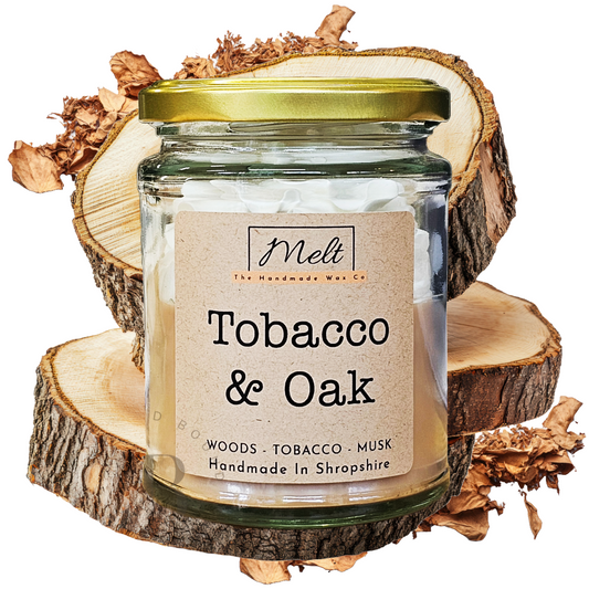 Tobacco & Oak - Jam Jar Candle