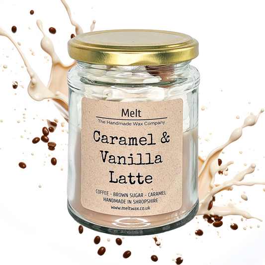 Caramel & Vanilla Latte - Jam Jar Candle