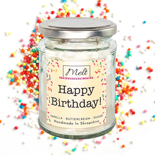 Birthday Cake - Jam Jar Candle