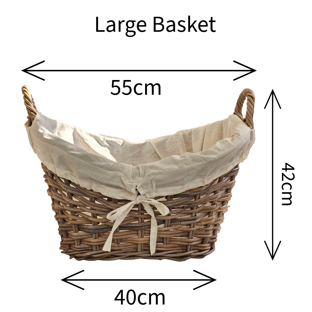 Glenweave Oval Baskets - Cotton Liner