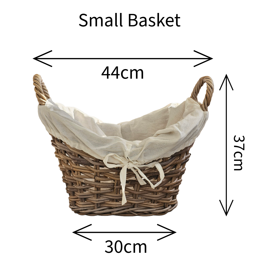 Glenweave Oval Baskets - Cotton Liner