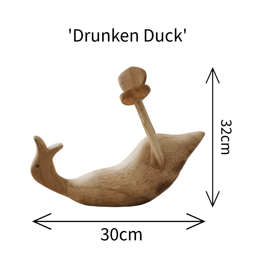 Drunken Duck Wine Bottle Holder