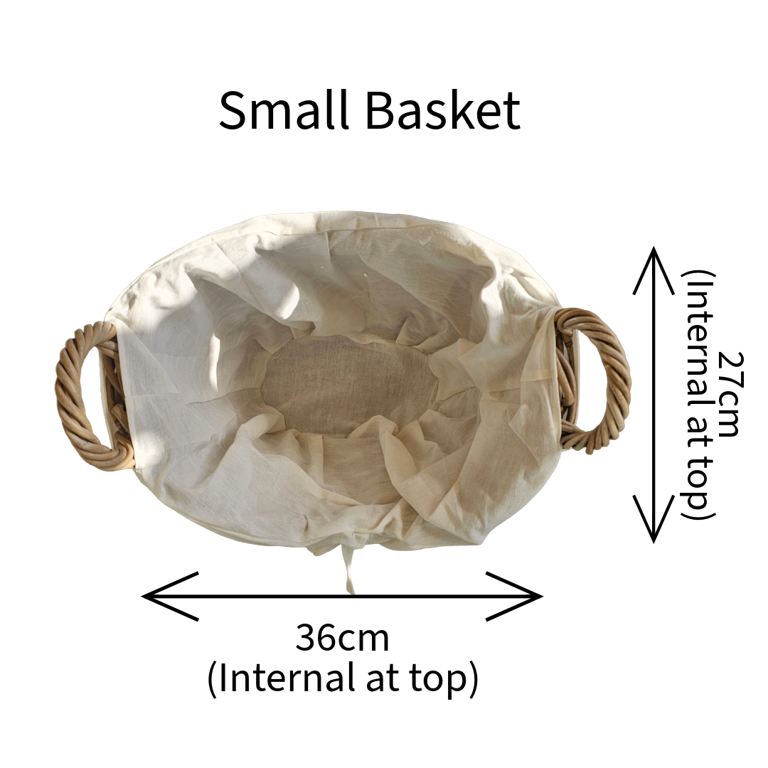Glenweave Oval Baskets - Cotton Liner