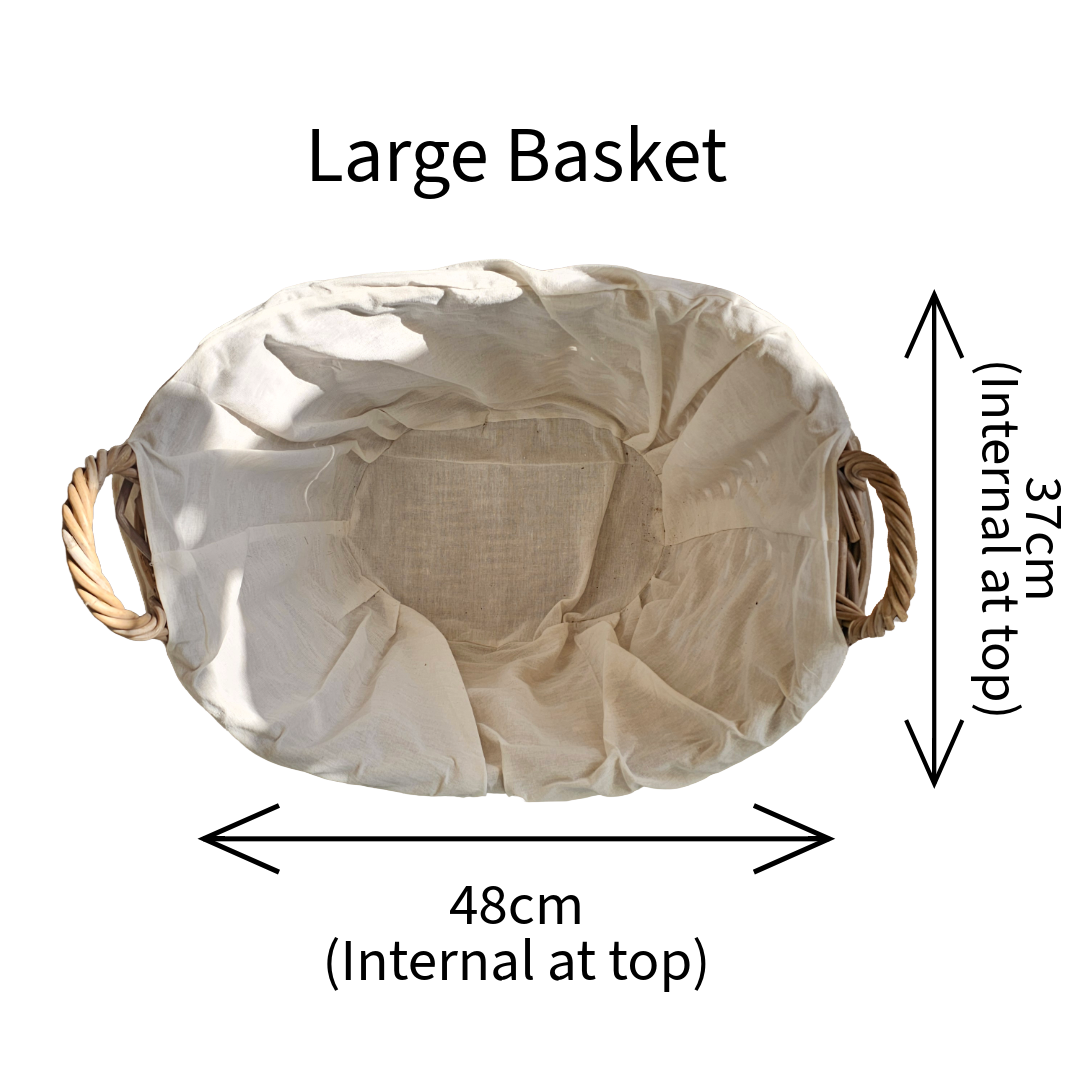 Glenweave Oval Baskets - Cotton Liner