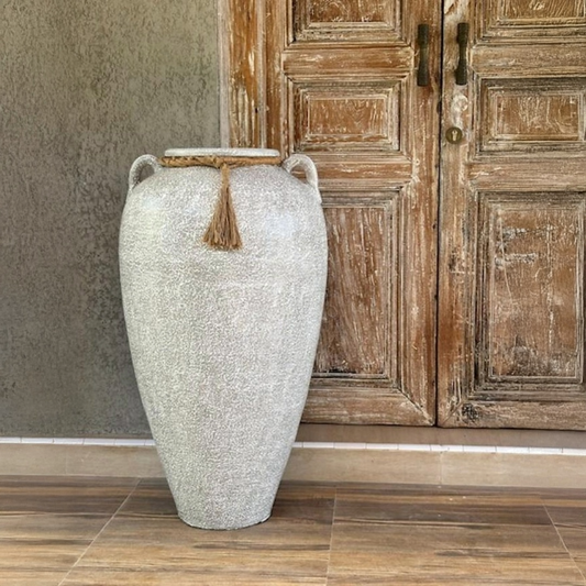 Grey Speckled XL Ceramic Pot