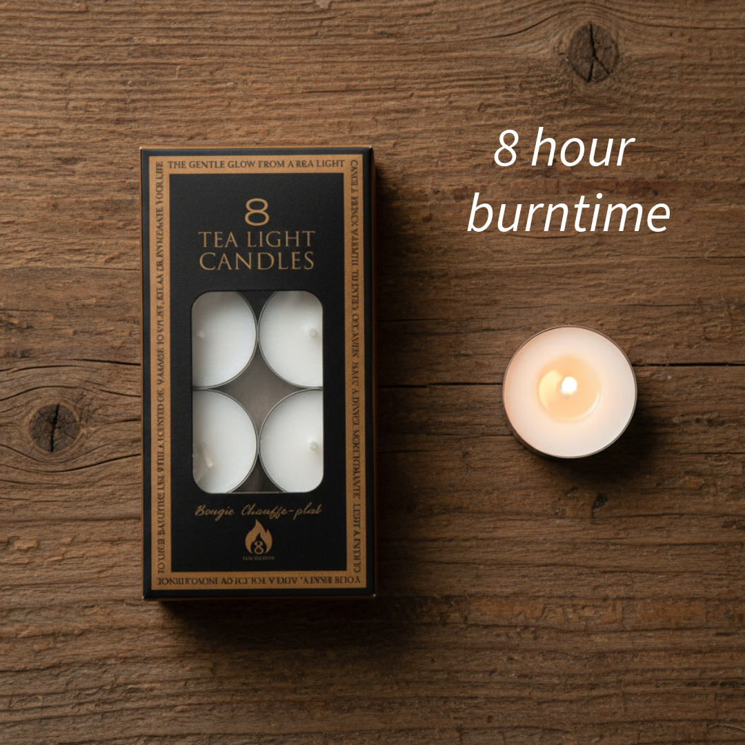 8 Hour Tealights (Pack of 8)
