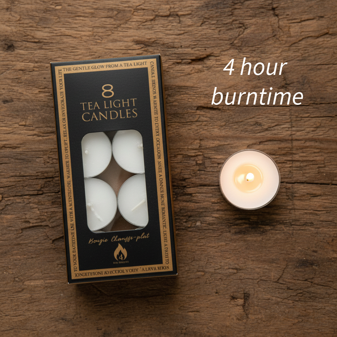 4 Hour Tealights (Pack of 8)