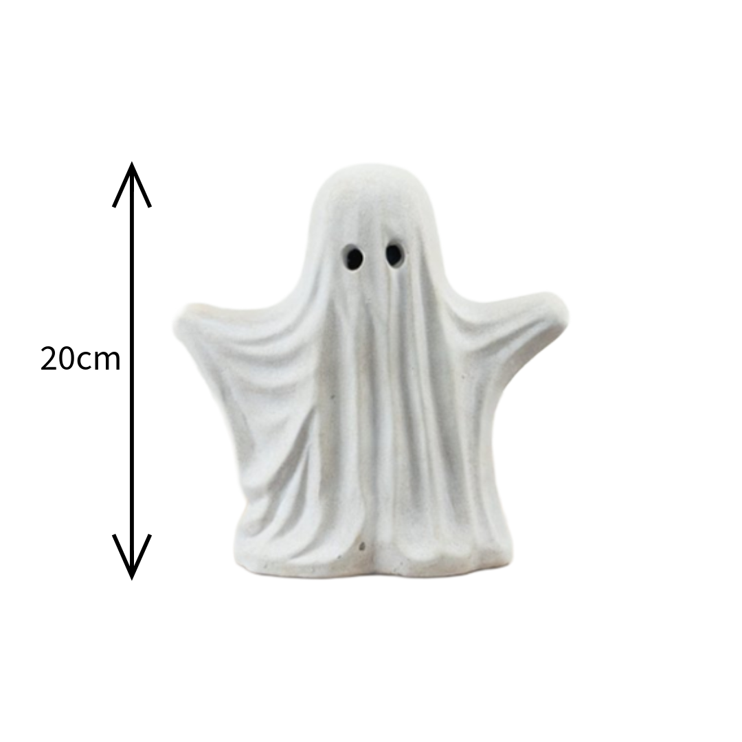 Concrete Ghost Ornaments