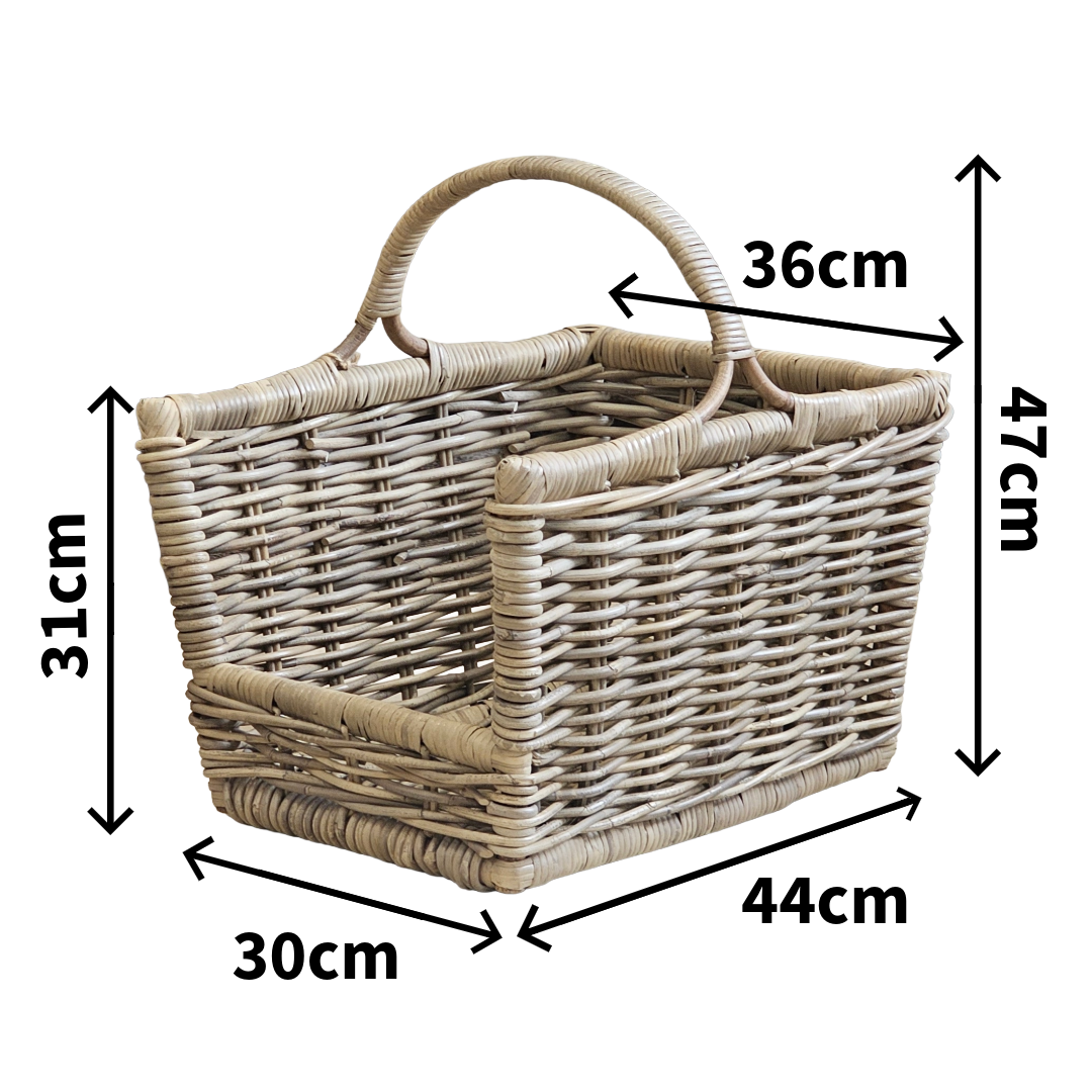 Glenweave Sturdy Log Basket - Medium