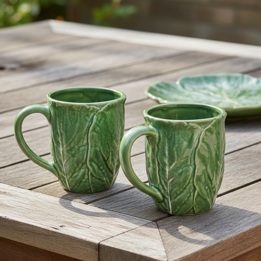 Ceramic Cabbage Mugs