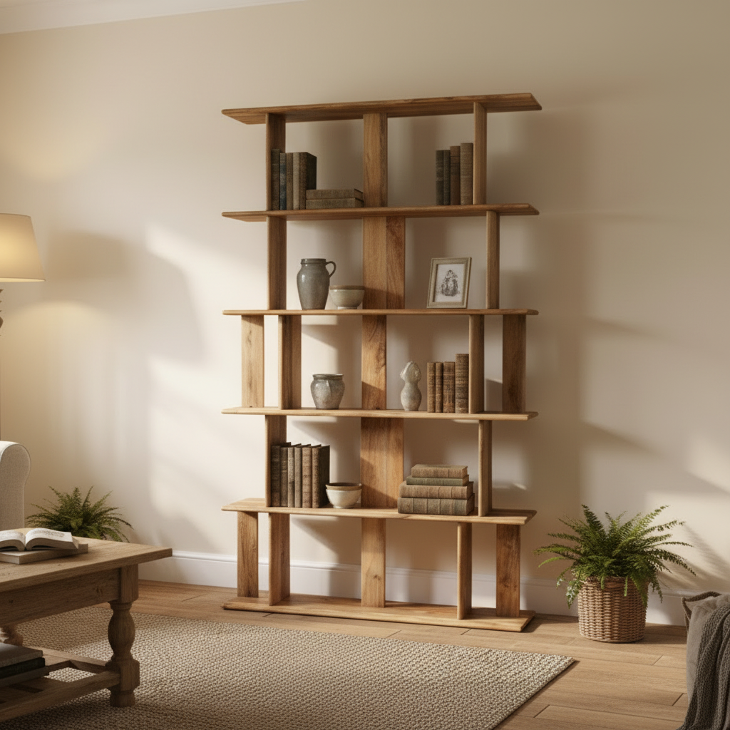 Scandi Mango Large Abstract Display Unit