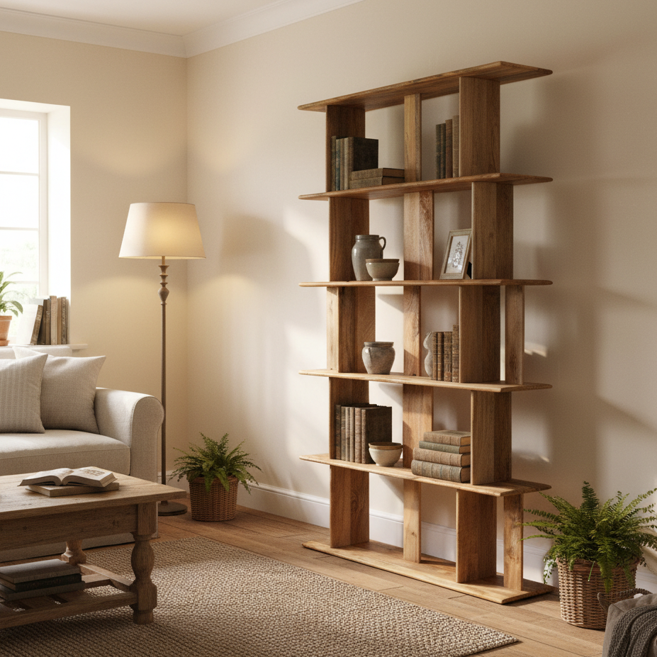 Scandi Mango Large Abstract Display Unit