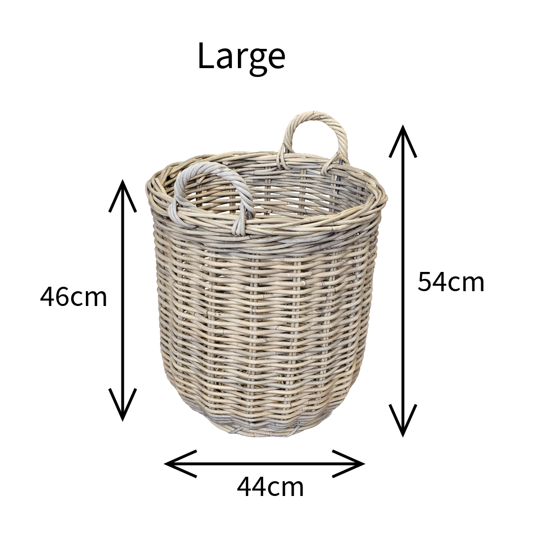 Glenweave Round Baskets with Ear Handles