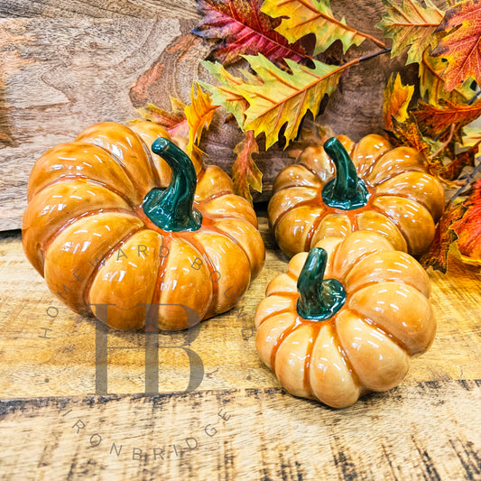 Ceramic 'Wonky' Pumpkins
