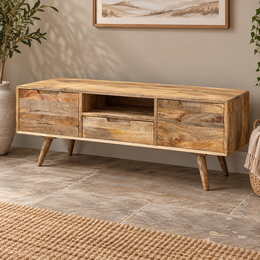 Scandi Mango Large TV Unit